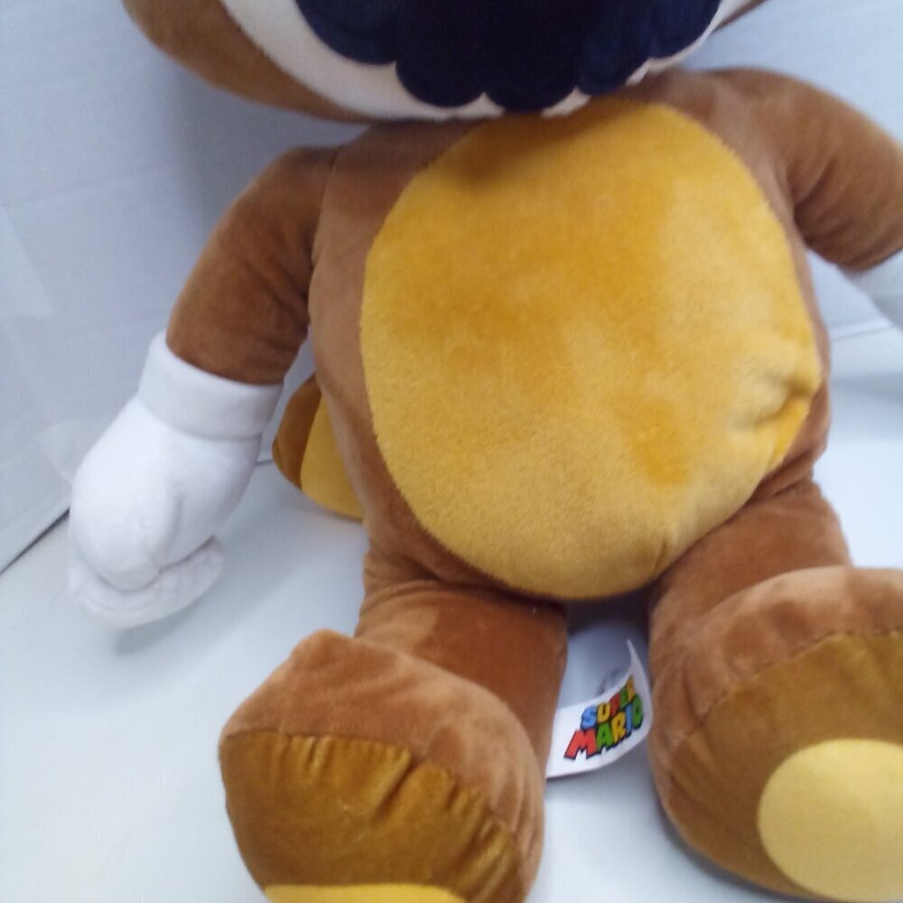 Super Mario Brothers Mario Raccoon Plush Toy 24" 2021 - Picture 6 of 14